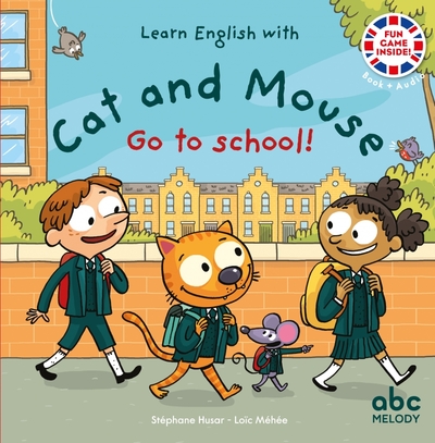 LEARN ENGLISH WITH CAT AND MOUSE - GO TO SCHOOL