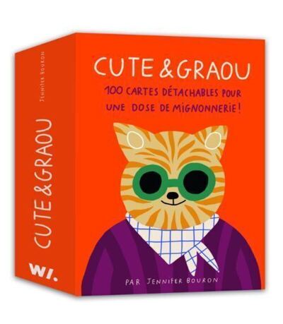 CUTE & GRAOU - 100 CARTES DETACHABLES POUR UNE DOSE DE MIGNONNERIE
