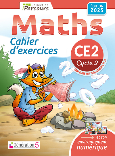 CAHIER D´EXERCICES IPARCOURS MATHS CE2 (EDITION 2025)