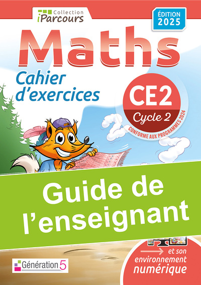 GUIDE DE L´ENSEIGNANT CAHIER IPARCOURS MATHS CE2 (2025)
