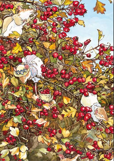 LES SOURIS DU BUISSON AUX MURES - CARNET AUTOMNE