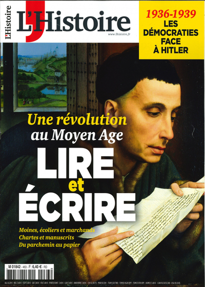 L´HISTOIRE N 463  LIRE ET ECRIRE- SEPTEMBRE 2019