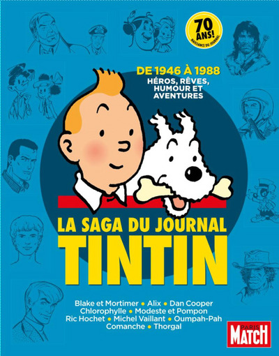 PARIS MATCH LA SAGA DU JOURNAL TINTIN