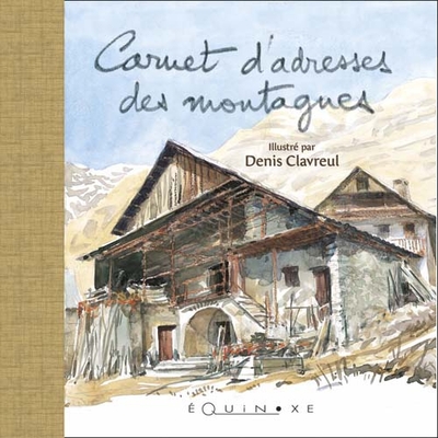 CARNET D´ARESSES MONTAGNES COUV.CHALET