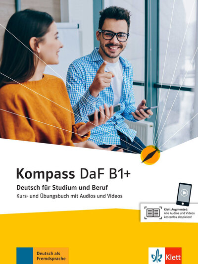 KOMPASS DAF B1+ - LIVRE + CAHIER D´ACTIVITES + AUDIO ET VIDEO TELECHARGEABL