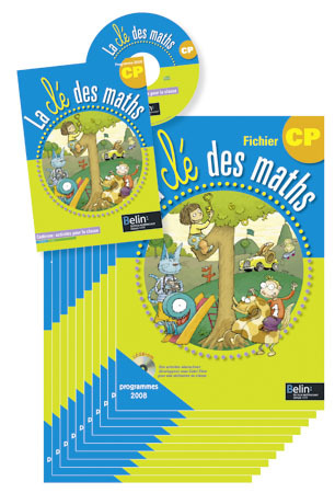 CLE DES MATHS CP PACK 10 FICH +CD_ROM