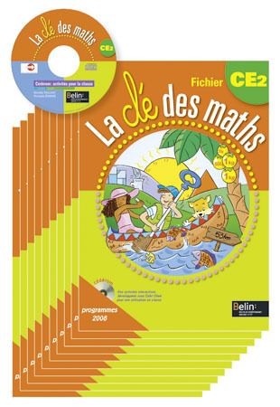 CLE DES MATHS CE2 PACK 10 FICH +CDROM