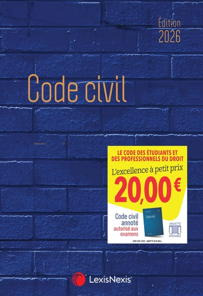 CODE CIVIL 2026 - JAQUETTE BLUE WALL