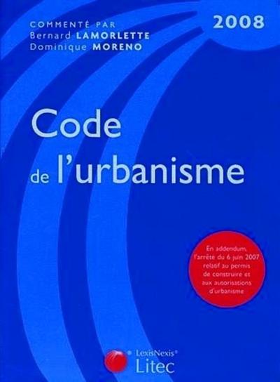CODE DE L'URBANISME 2008