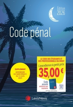 CODE PENAL 2026 - JAQUETTE BLUE BEACH