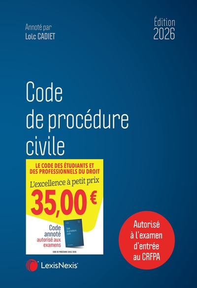 CODE DE PROCEDURE CIVILE 2026