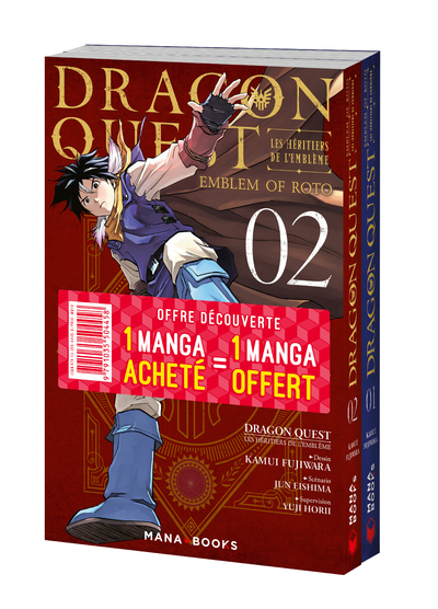 MANGA/DRAGON QUEST - PACK DECOUVERTE DRAGON QUEST - LES HERITIERS DE L´EMBLEME T01 & T02