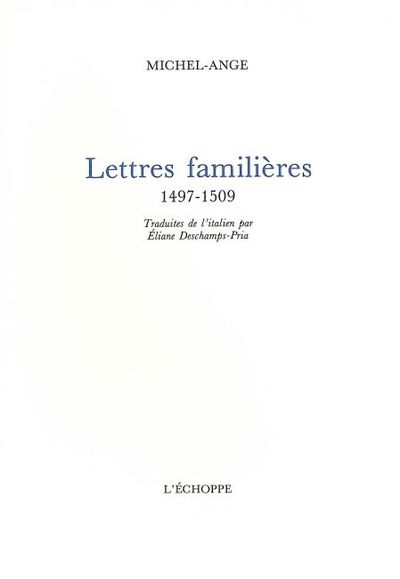 LETTRES FAMILIERES