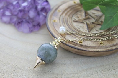 PENDULE SEPHOROTON EN LABRADORITE