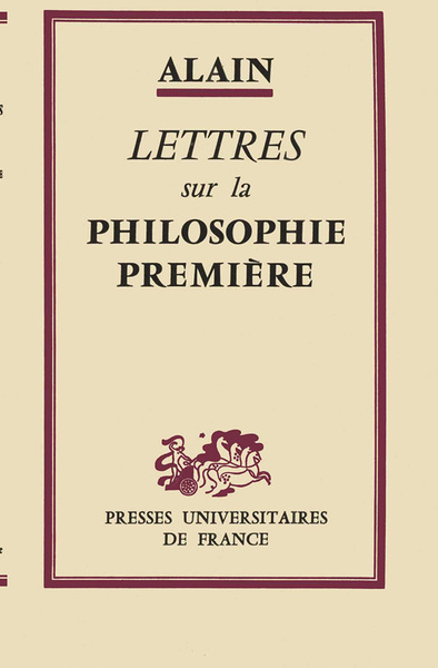 LETTRES SUR LA PHILOSOPHIE PREMIERE - IAD