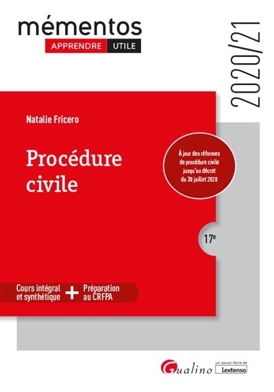 PROCEDURE CIVILE - A JOUR DES REFORMES DE PROCEDURE CIVILE JUSQU´AU DECRET 