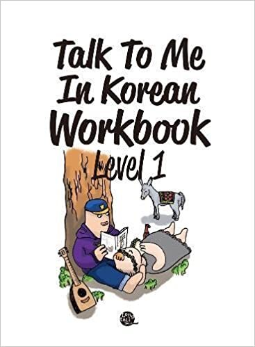TALK TO ME IN KOREAN LEVEL 1 (WORKBOOK) (BILINGUE COREEN-ANGLAIS) - EDITION BILINGUE