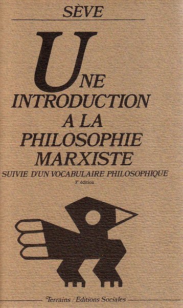 INTRODUCTION A LA PHILOSOPHIE MARXISTE  B 3ED