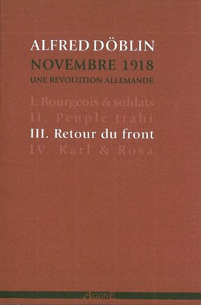 NOVEMBRE 1918.UNE REVOLUTION ALLEMANDE T3