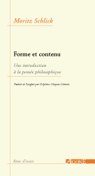 FORME ET CONTENU-UNE INTRO/PENSEE PHILOSOPHIQUE