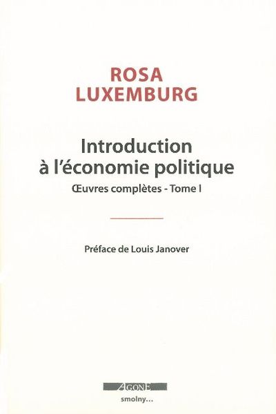 INTRODUCTION A L´ECONOMIE POLITIQUE