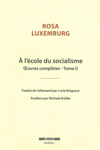 A L´ECOLE DU SOCIALISME