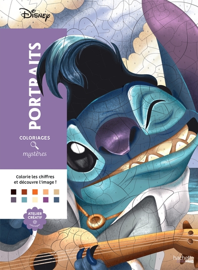COLORIAGES MYSTERES DISNEY PORTRAITS