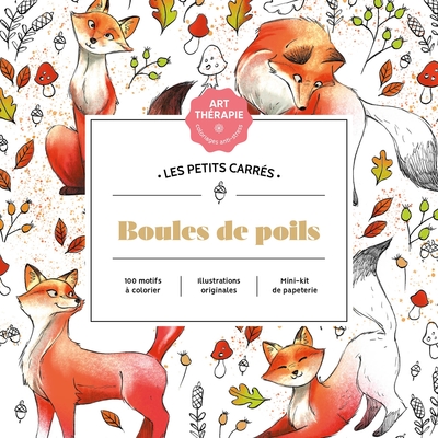 PETITS CARRES D´ART-THERAPIE BOULES DE POILS