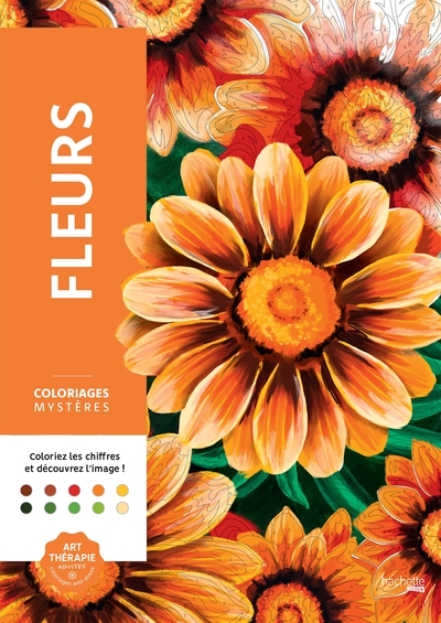 COLORIAGES MYSTERES FLEURS - COLORIEZ LES CHIFFRES ET DECOUVREZ L´IMAGE