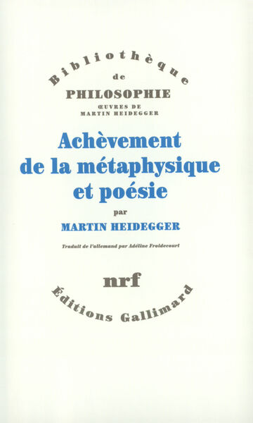 ACHEVEMENT DE LA METAPHYSIQUE ET POESIE