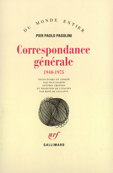 CORRESPONDANCE GENERALE((1940-1975))