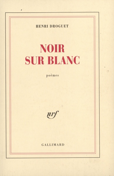 NOIR SUR BLANC