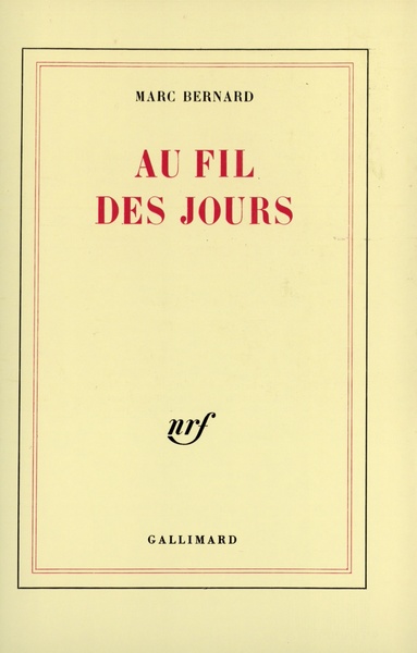 AU FIL DES JOURS