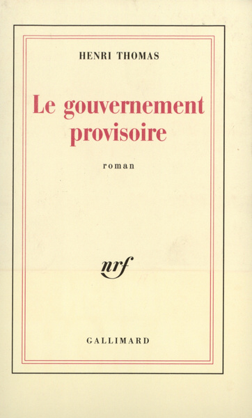 GOUVERNEMENT PROVISOIRE