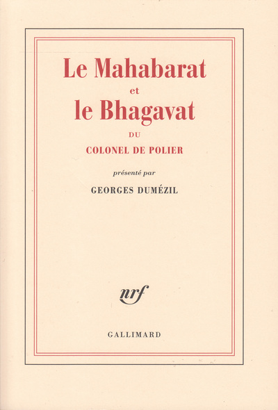 MAHABARAT ET LE BHAGAVAT DU COLONEL DE POLIER