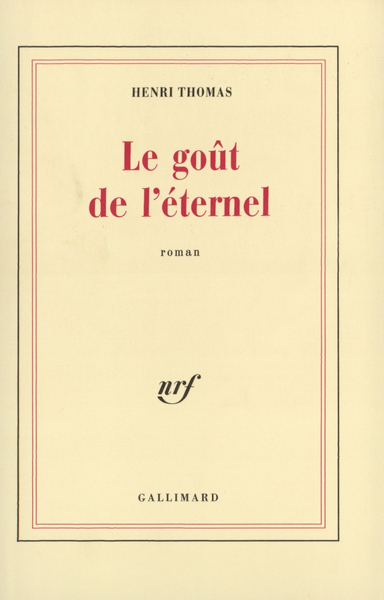 GOUT DE L'ETERNEL