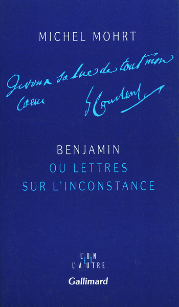 BENJAMIN OU LETTRES SUR L'INCONSTANCE