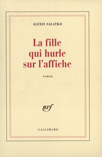 FILLE QUI HURLE SUR L'AFFICHE