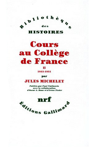 COURS AU COLLEGE DE FRANCE (1838-1851) T2