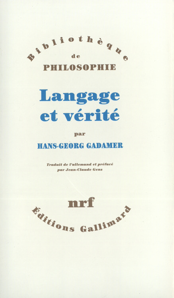 LANGAGE ET VERITE