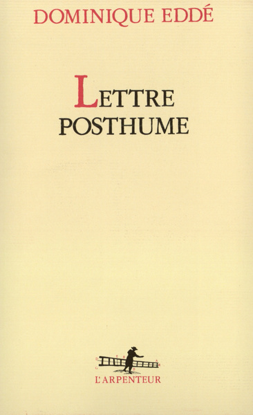 LETTRE POSTHUME