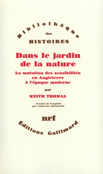 DANS LE JARDIN DE LA NATURE(LA MUTATION DES SENSIBILITES EN ANG