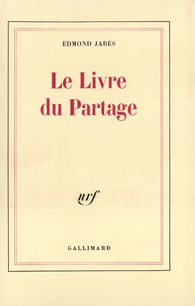 LIVRE DU PARTAGE