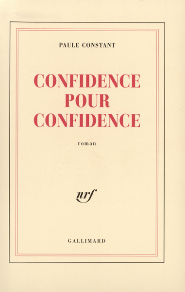 CONFIDENCE POUR CONFIDENCE