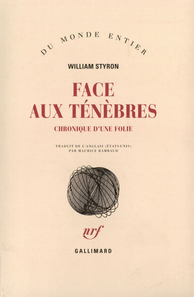 FACE AUX TENEBRES(CHRONIQUE D'UNE FOLIE)