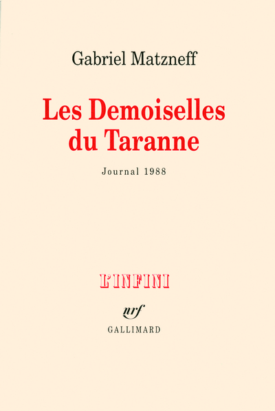 DEMOISELLES DU TARANNE(JOURNAL 1988)