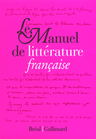 MANUEL DE LITTERATURE FRANCAISE