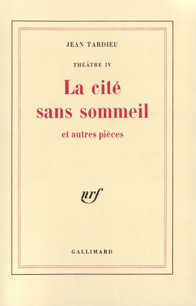 CITE SANS SOMMEIL ET AUTRES PIECES