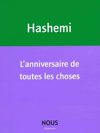 L´ANNIVERSAIRE DE TOUTES LES CHOSES