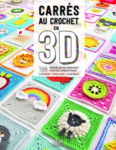 CARRES AU CROCHET EN 3D